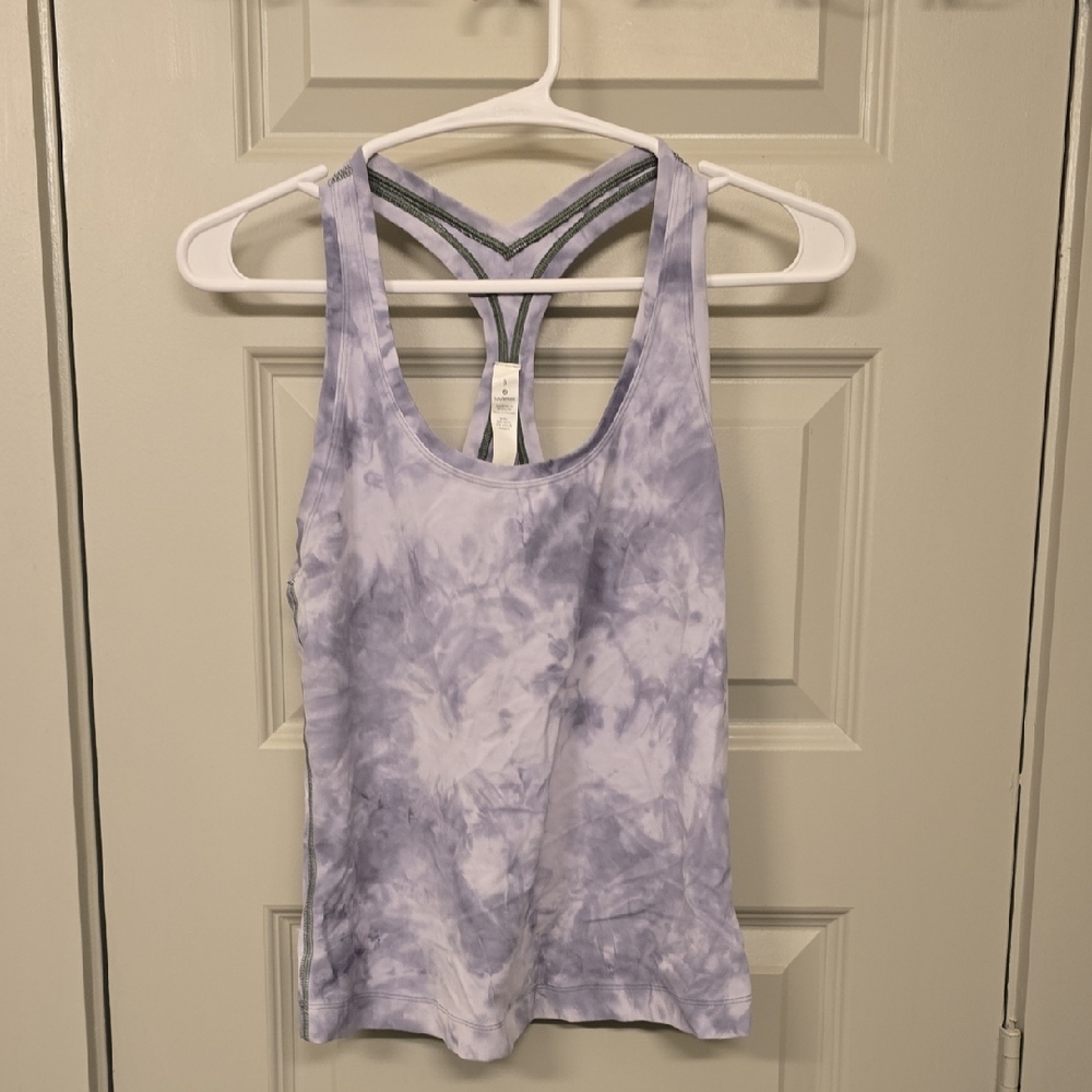 Lululemon Athletica Lavender Tie-Dye Tank Top